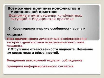 Исходы конфликта