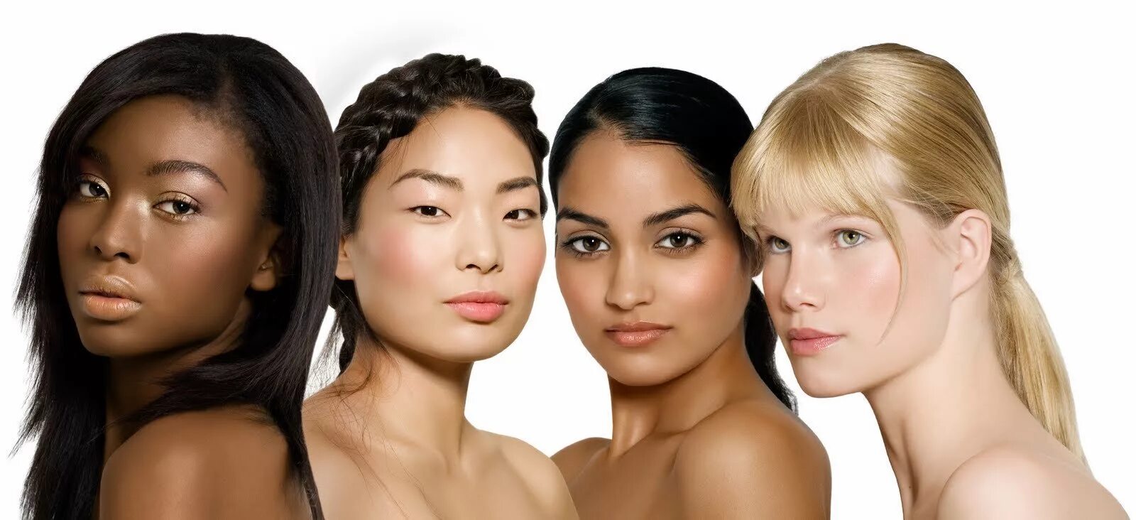 Сравнения женщин. Среднеевропейский фототип. Кельтский фототип. Женщины разных рас. Девушки с разным цветом кожи.