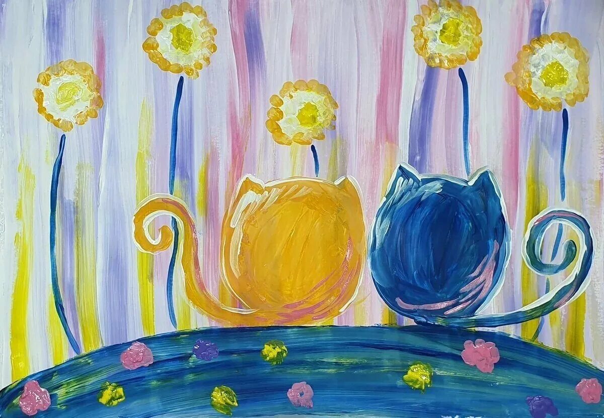 Рисую красками 6 лет