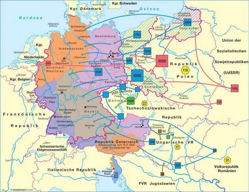 Карта германии 2023. Карта Германии 1945. Германия до 1945 года карта. Карта Германии до 1945г. Карта Германии после войны 1945 года.