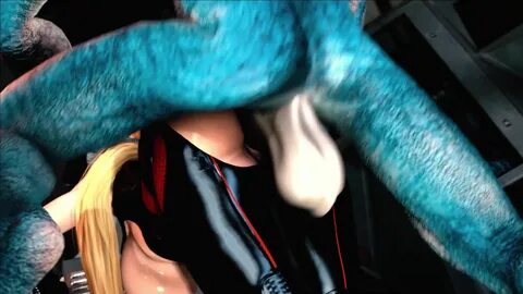 Un monstre extraterrestre viole une fille sur un vaisseau spatial 