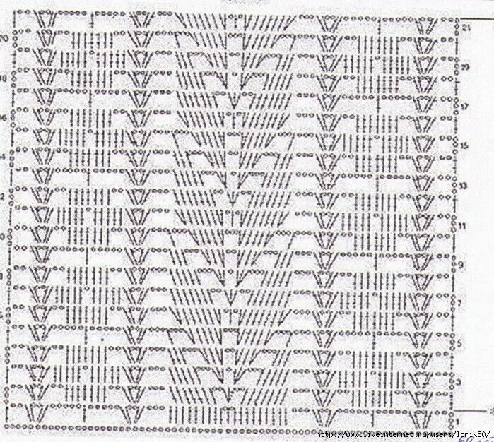 Крючком схема скачать бесплатно Crochet diagram, Crochet edging, Crochet lace pattern