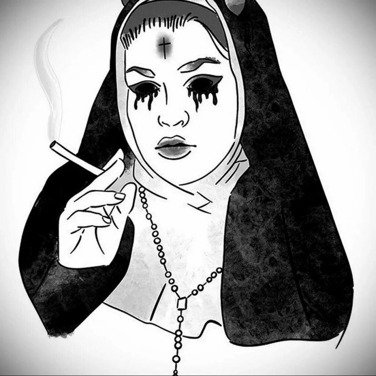 Эскизы монахиня. Монашка тату эскиз. Монахиня тату чикано. Тату монашки. Монашка арт.