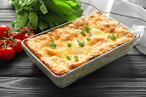 Лазанья с грибами в духовке