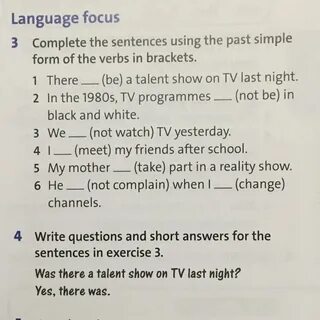 3 write questions and short answers