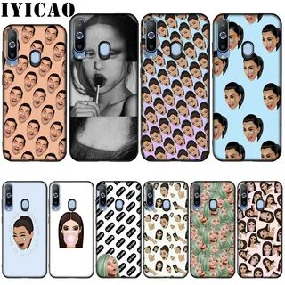 IYICAO Funny Face Kimoji Kim Kardashian Silicone Soft Case for Samsung Gala...