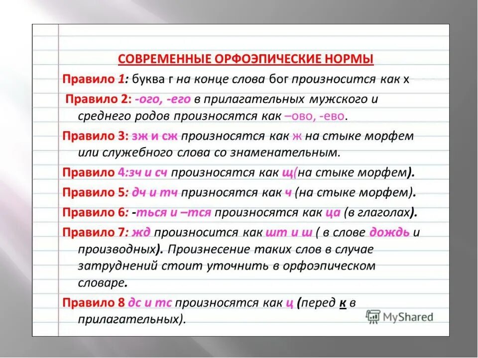 Как отразились современные. Основные правила орфоэпии. Основные орфоэпические нормы. Основные орфоэпические правила. Современные орфоэпические нормы.