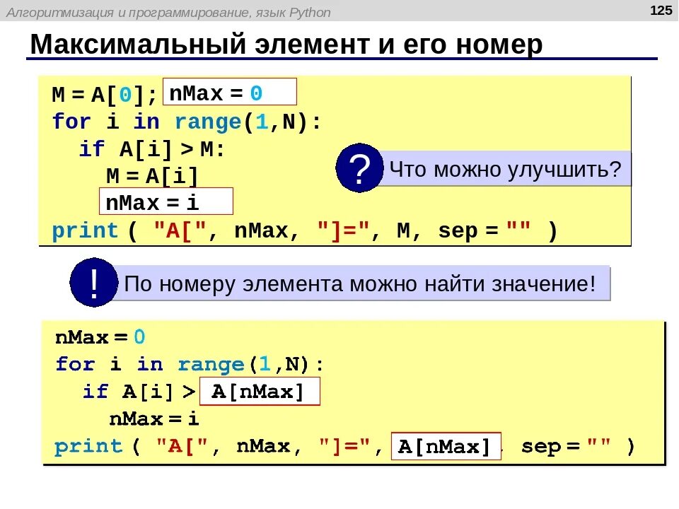 Python range 1 n. Максимальный элемент и его номер. Алгоритмизация и программирование язык Python. Алгоритмизация и программирование питон. Максимальный элемент и его номер в питоне.