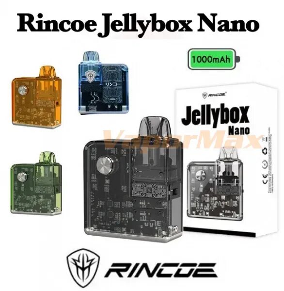 Rincoe jellybox nano. Rincoe jellybox nano 1000mah. rincoe jellybox nano pod kit 1000mah black clear. jellybox nano 1000mah kit. набор rincoe jellybox nano 1000mah kit.