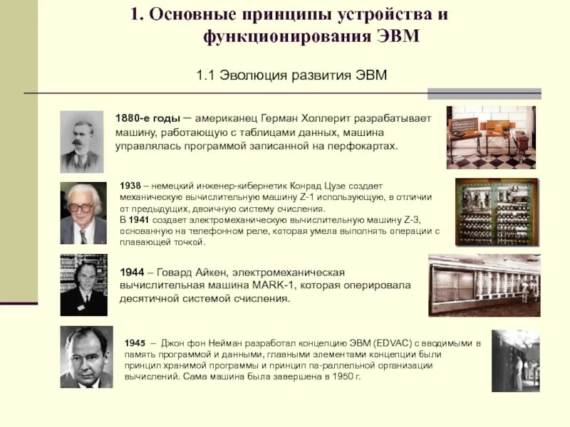 Тест основополагающие принципы устройства эвм. Тест основополагающие принципы устройства эвм