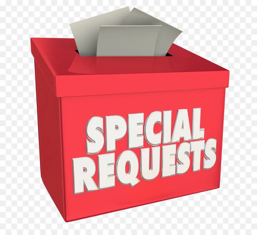 Box request. Special request. box of want. box of want art. table and box for feedback and answer.