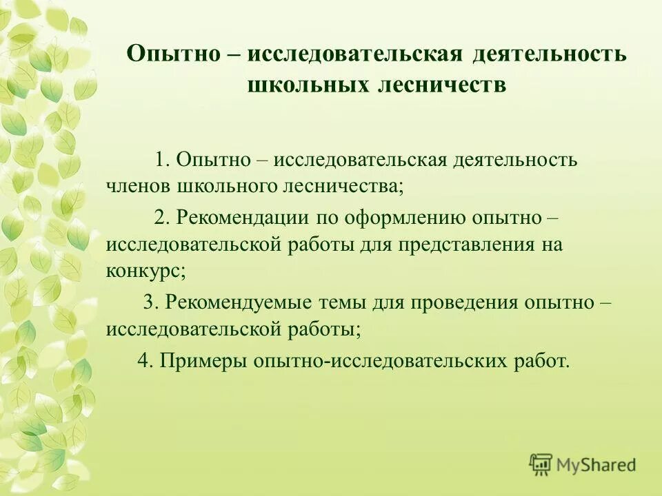 Опытно исследовательская работа. Опытно исследовательская работа
