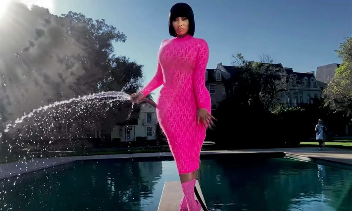 Включи видео джей. Ники Минаж Фенди. Nicki Minaj collection Fendi. Ники Минаж Грэмми 2022. Ники Минаж фото сейчас.