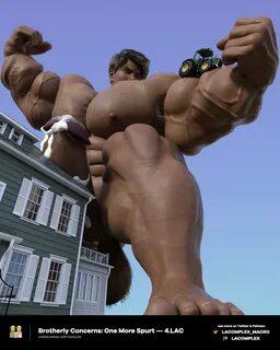 LAComplex_Macro's tweet photo. 😰 When your brother is already a giant...