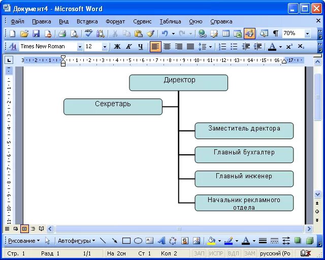 Организационные диаграммы в документе MS Word. Организационная диаграмма в Ворде. Организационная диаграмма в Word. Схема в Ворде.