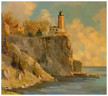 Художник картины башни на скале у босфора