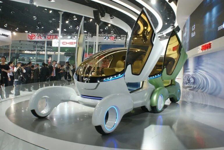 Новые средства транспорта. Chery Concept. Chery Ant. Электромобиль будущего Chery Ant Concept. Футуристические китайские автомобили.