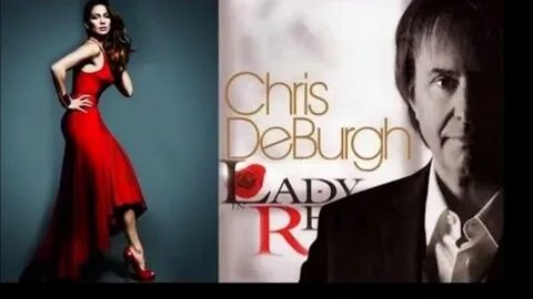 De burgh lady in red