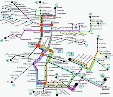 Автобусные маршруты города москвы