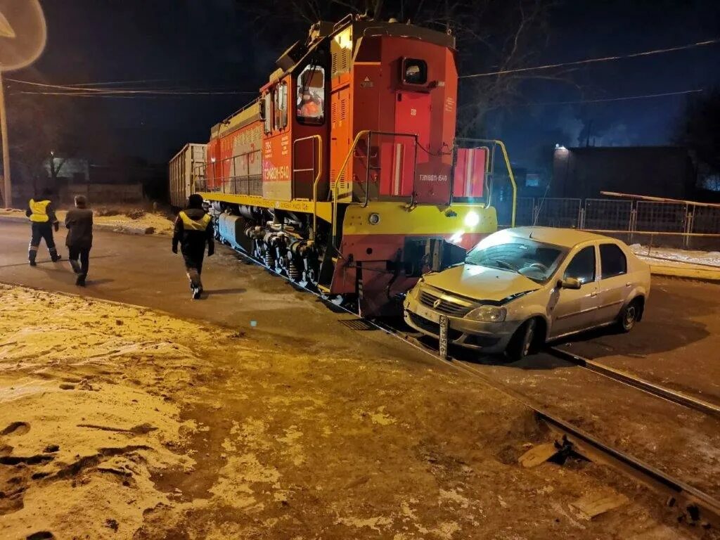 Автобус на жд переезде