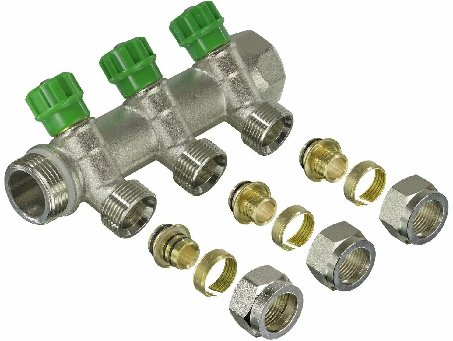 рехау евроконус 16 3/4. коллектор 3 отвода евроконус. коллектор 3 отвода евроконус. 3/4" * 1/2" 2 вых. переходник на евроконус rehau 16-g 3/4 (11691751001).