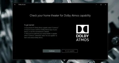 Dolby access