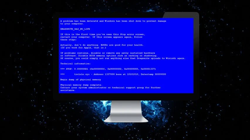Экран смерти Windows. Синий экран. Синий экран смерти. Синий экран Windows.