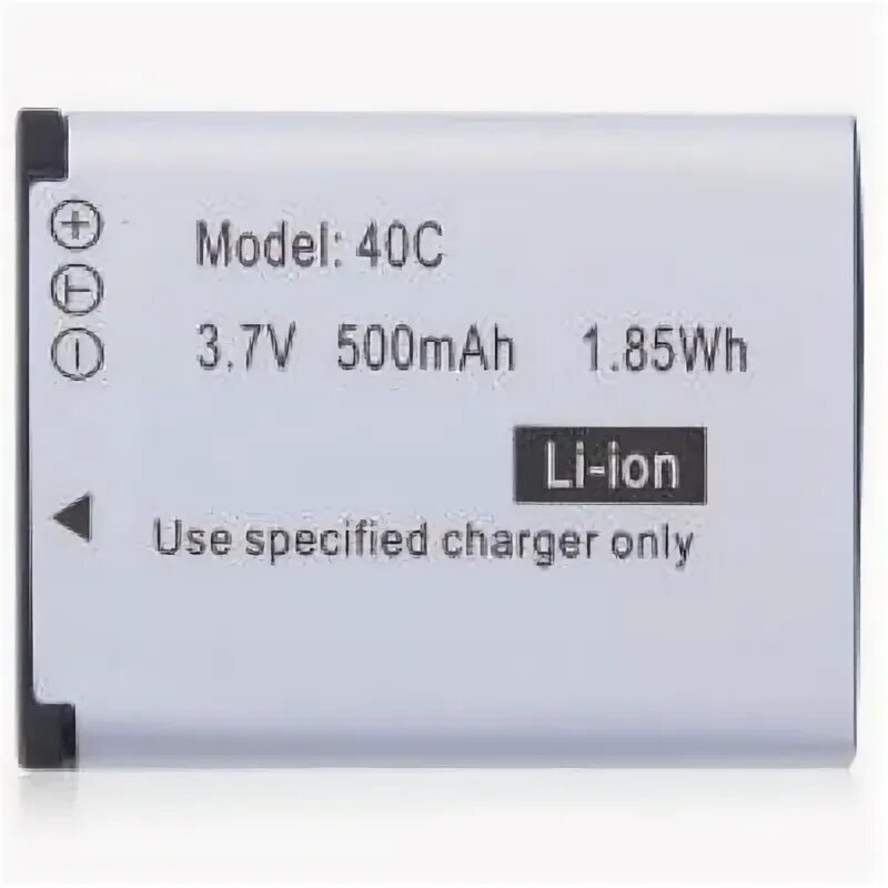 Аккумулятор 40c 3.7v 500mah 1.85WH. Аккумулятор model 40c 3.7v 500mah 1.85WH для видеорегистратора. Аккумулятор 40 с 3.7v 500mah. BL-40c-500 (li-ion, 3.7v, 500mah).