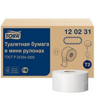 Туалетная бумага рулонах tork