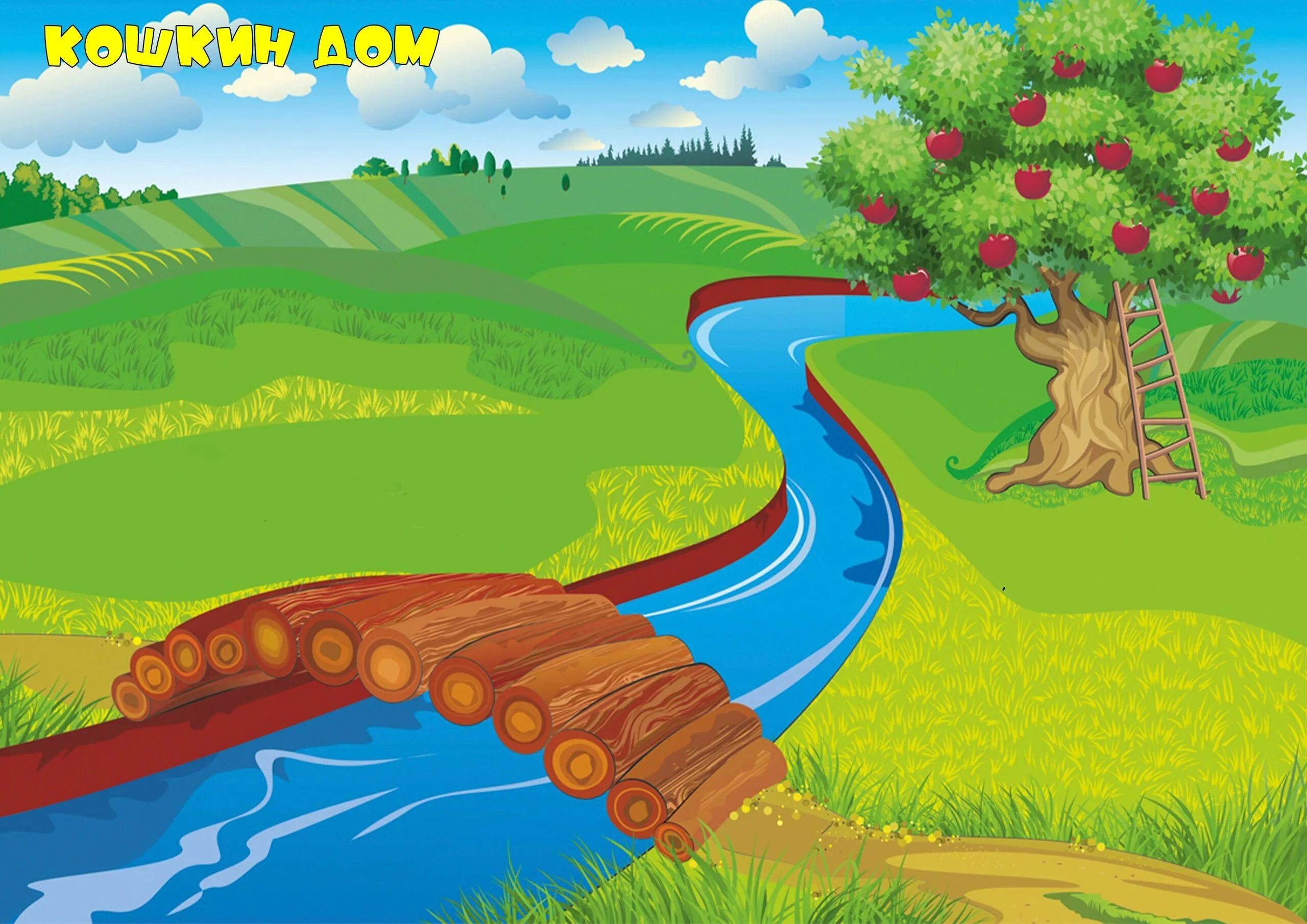 Речка рисунок. Сказочная река. Река из сказки. Тропинка для детей. Презентация для детей реки
