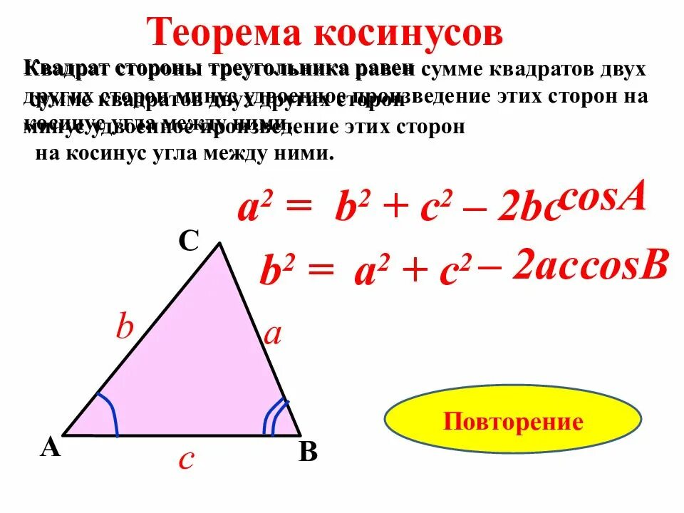 Площадь треугольника через стороны и медиану. Теорема о медианах треугольника. Теорема косинусов. Теорема косинусов для треугольника. Теорема косинусов треугл.