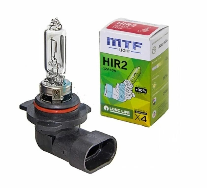 Hir2 12v 55w. Лампа 9012 hir2 галоген. Галогеновая лампа MTF hir2 9012 12v 55w. Автолампа hir2 9012 12v 55w long Life x4 MTF. MTF hir2 (9012) 12v 55w.