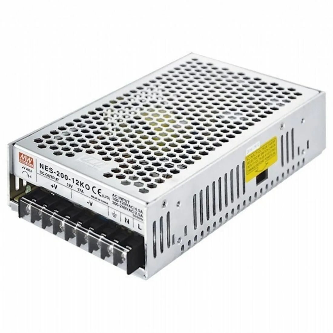 Блок питания 100w 12v. Блок питания mean well NES-100-5. Блок питания АС 12v200w Slim. Блок питания 12v 200w.