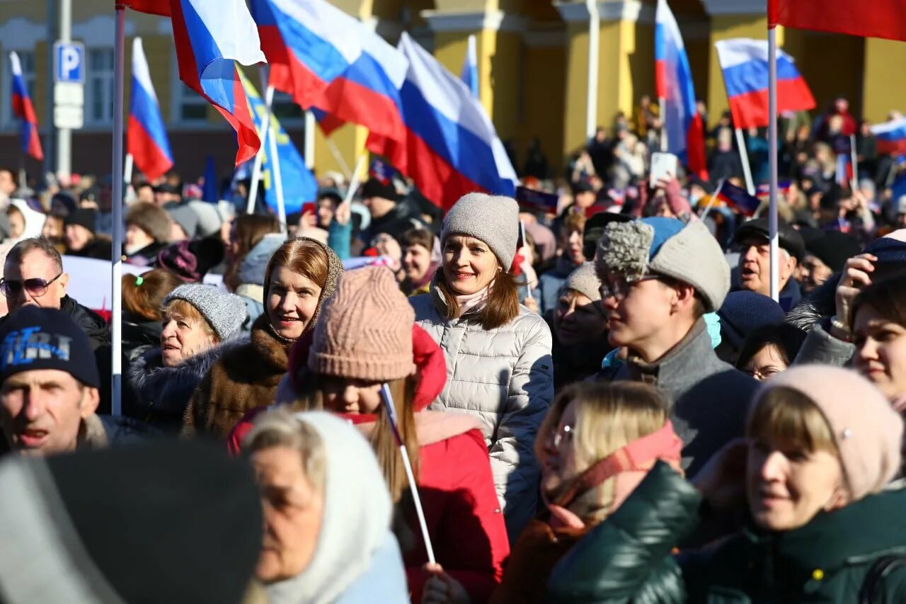 Концерт-митинг Нижний Новгород. 18.03 Воссоединение Крыма с Россией. Митинги в России.