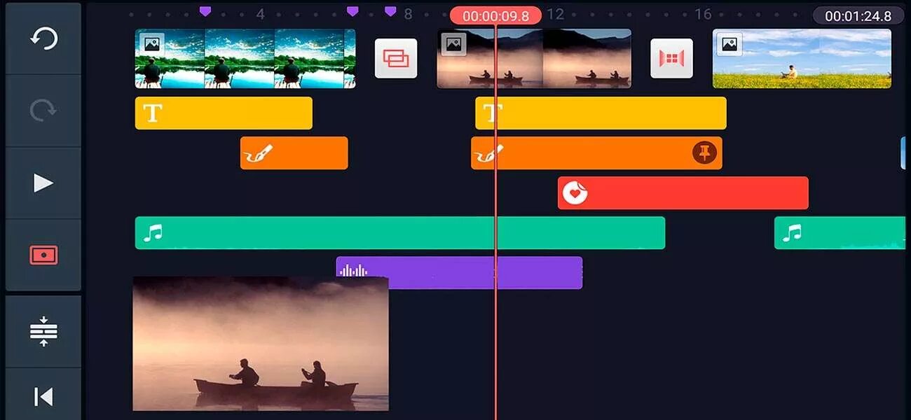 Редактор видео android. Видеоредактор на андроид. приложение для видеомонтажа на андроид.