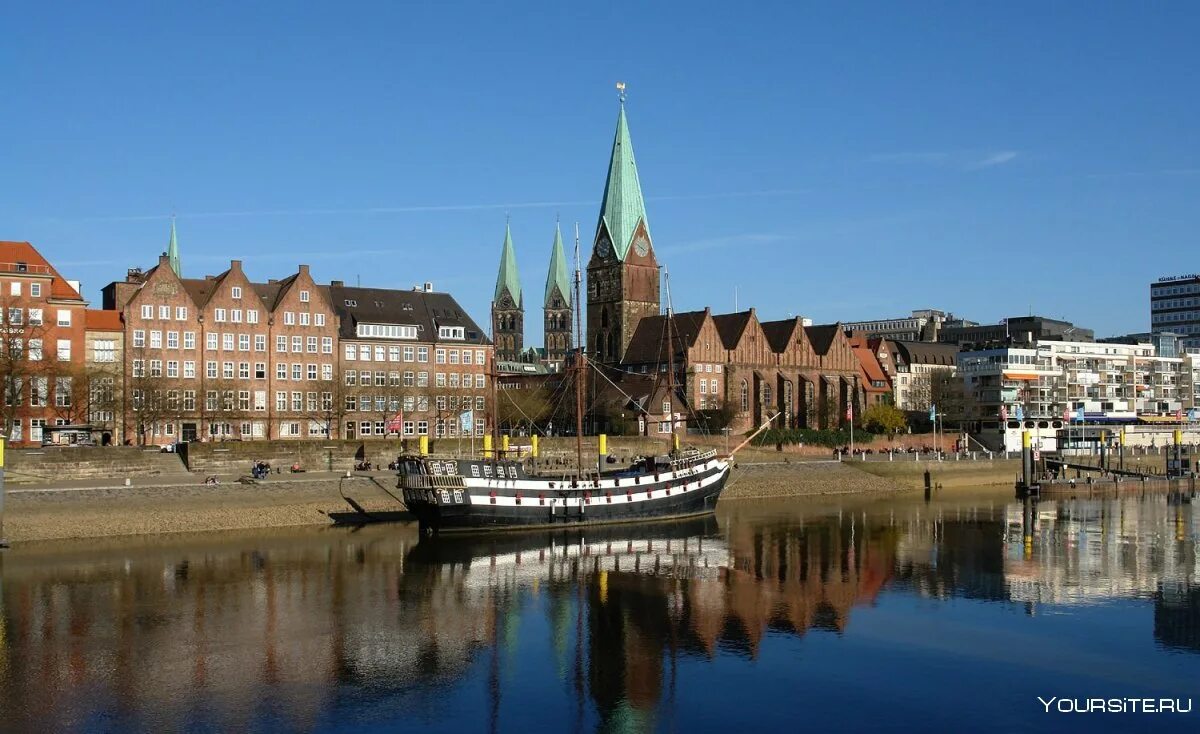 Вольный Ганзейский город Бремен. Бремен река Везер. Город Бремен (Bremen). Bremen город в Германии.