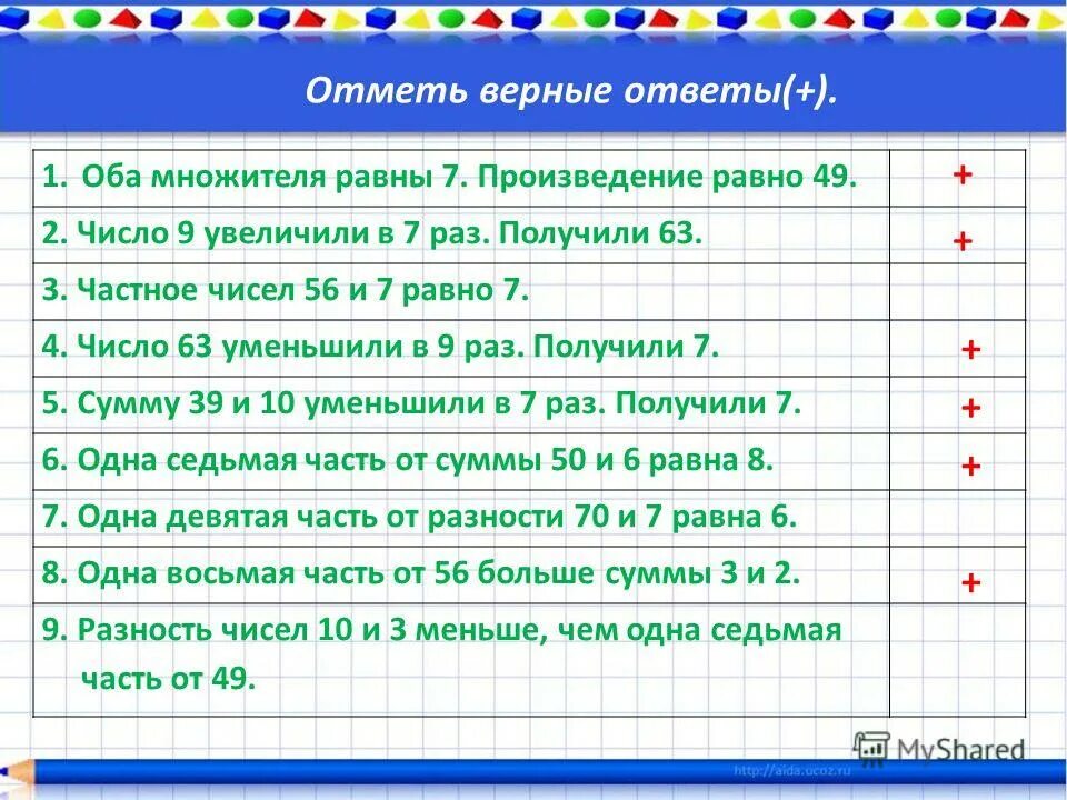 Множитель равен 10 произведение равно 10