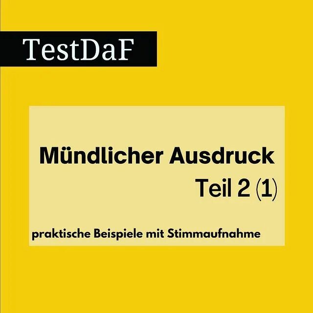 Testdaf. TESTDAF 2015.