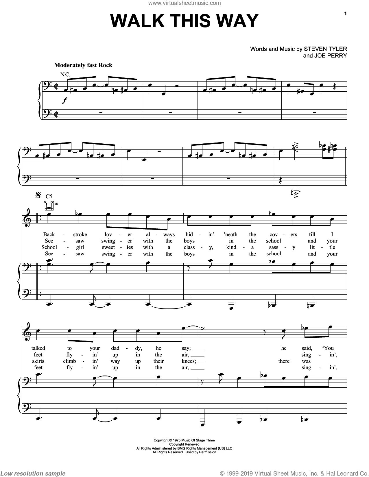 It have to be this way. Табулатура aerosmith walk this way. walk this way tab. walk this way ноты для фортепиано. the way we were ноты.