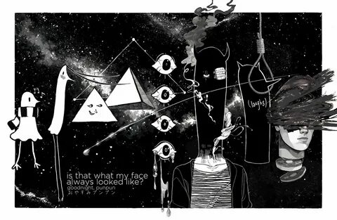 Punpun 2005 Aesthetic, Dark Aesthetic, Goodnight Punpun, Punny Puns, Emotio...