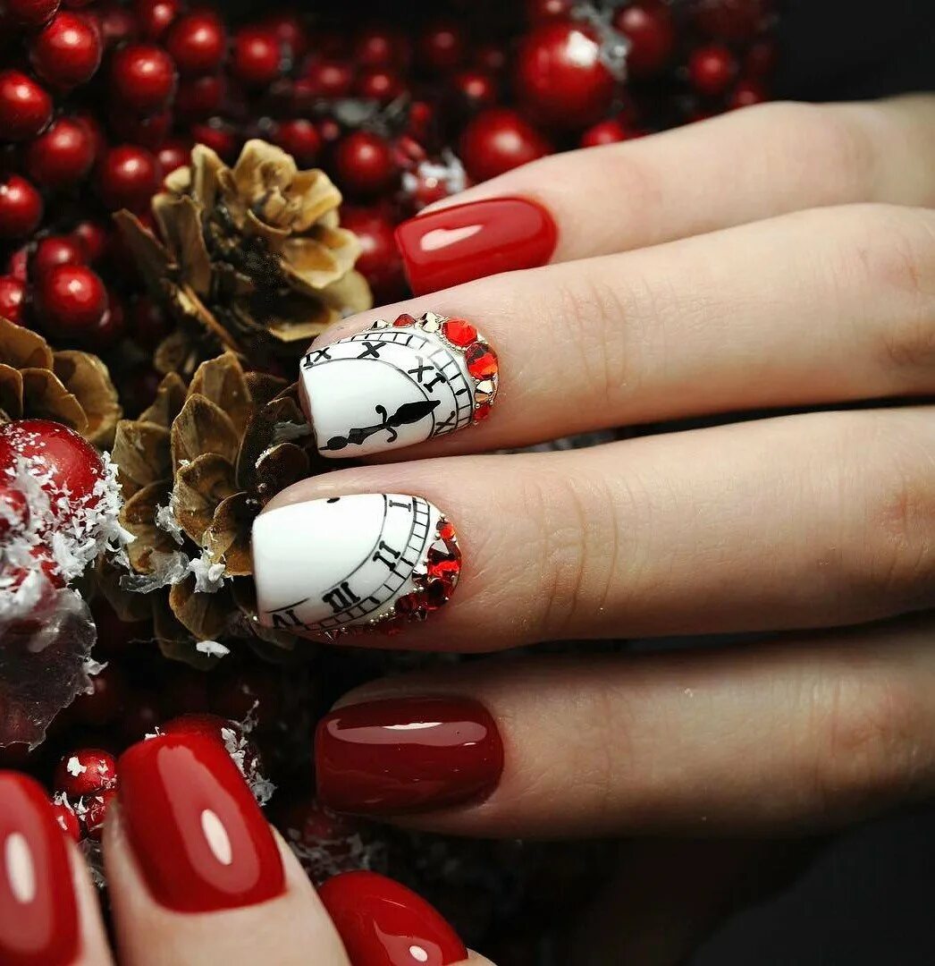 Зимние ногти. Новогодний маникюр. Новогодний маникюр. Красивый маникюр на новый год. Зимний маникюр.