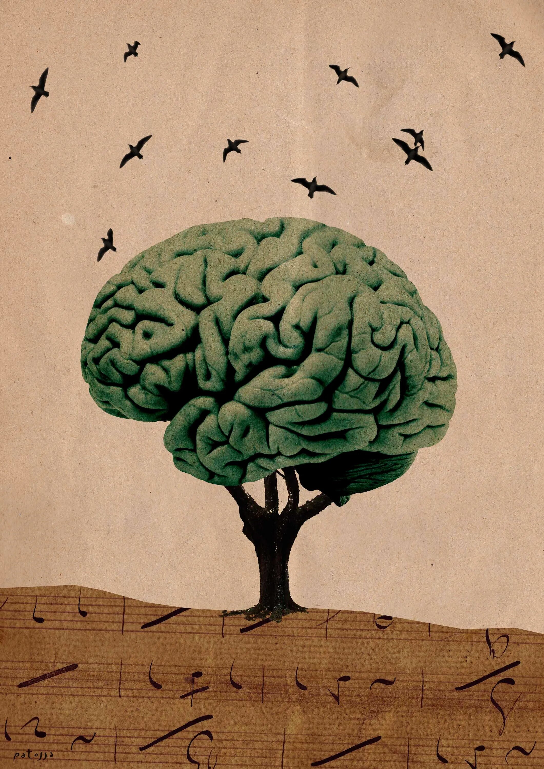 Мозг на японском. Творческий мозг. Мозг и искусство. Мозг Постер. Мозг аватарка.