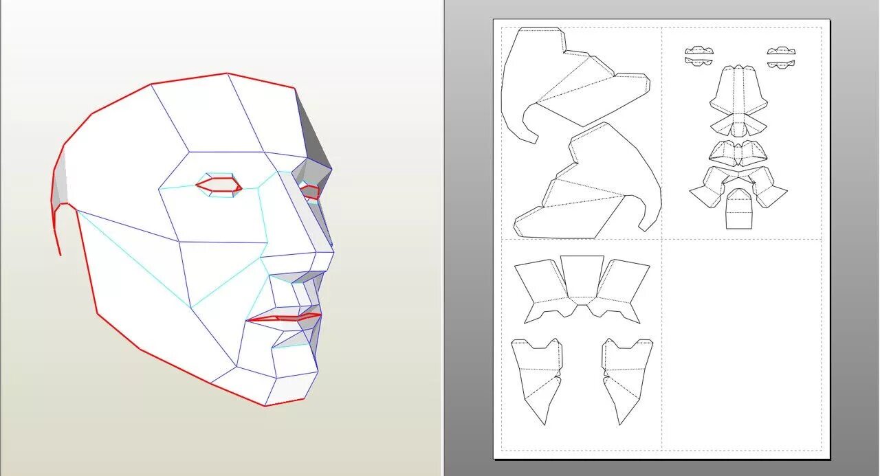 Схема маски из бумаги. Маска чумного доктора пепакура развертка. Паперкрафт 3д маска Доберман. Пепакура маска человека паука развертка. Пейперкрафт развертки.