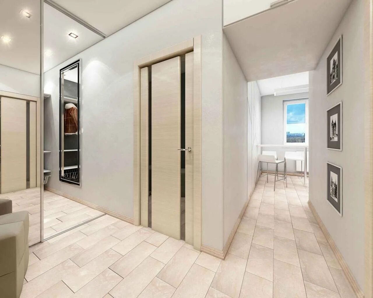 Бежевые двери в интерьере. Белый цвет в интерьере. Стены со светлыми дверями. Стены со светлыми дверями. Интерьер прихожей.