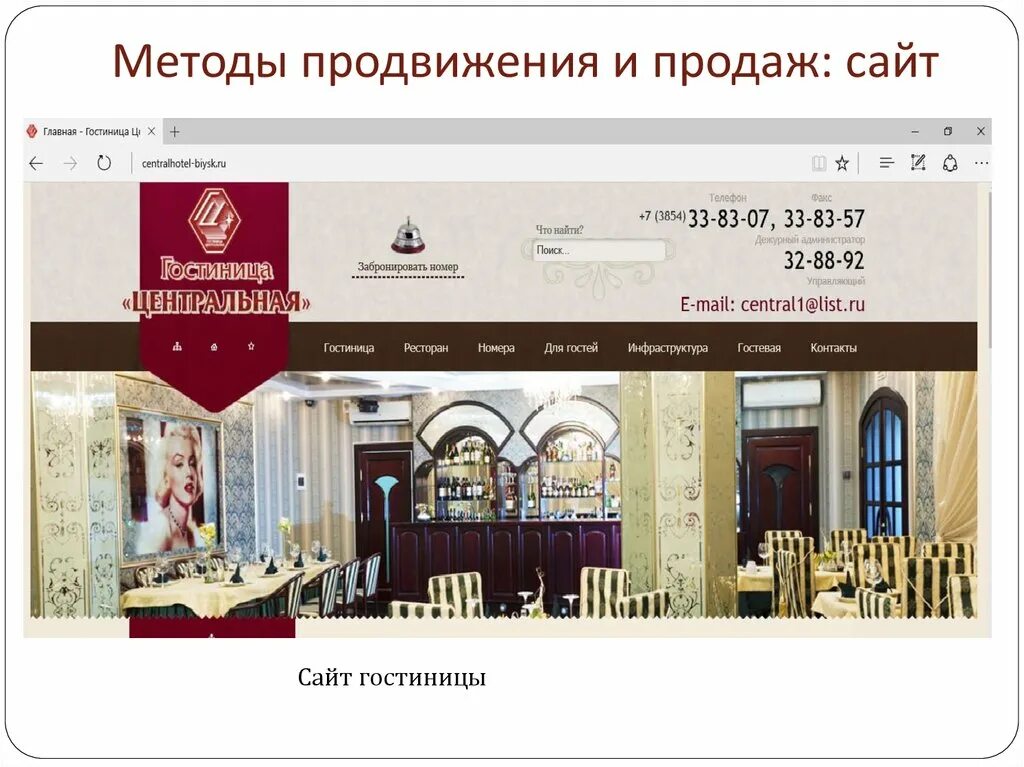 Продвижение отелей работа