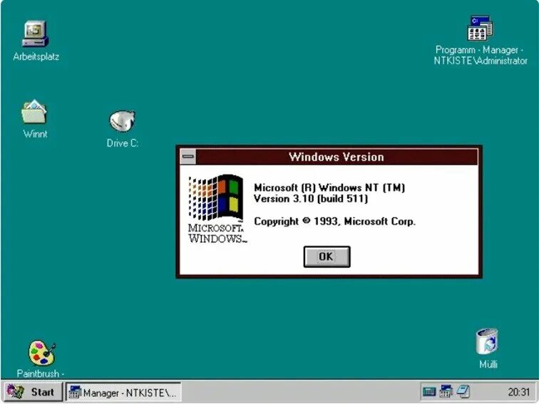 Windows 1 интерфейс. Интерфейс виндовс 3.1. windows nt 3.1 интерфейс. windows nt 3.1 (1993). самый первый windows 3.1.