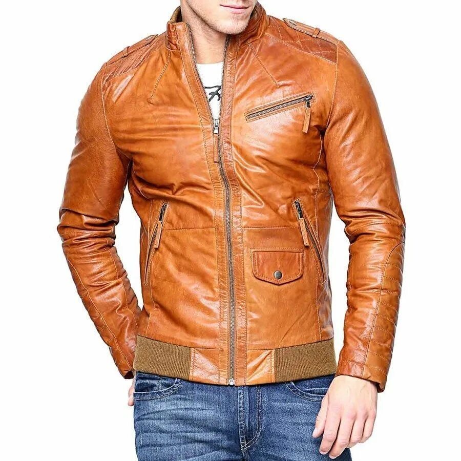 Рыжая кожаная мужская. Brown Slim Fit Biker Genuine Leather. Рыжая кожаная куртка мужская. Коричневая кожаная куртка мужская. Оранжевая кожаная куртка мужская.