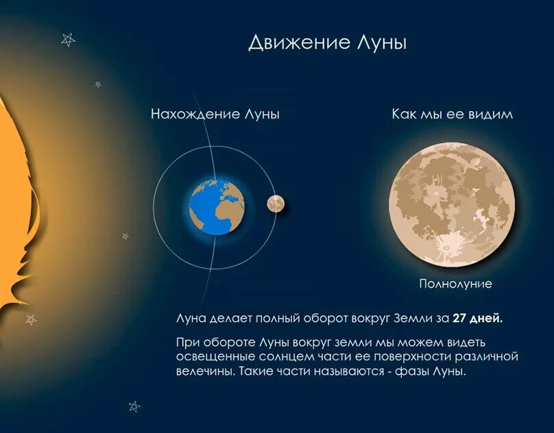Луна и солнце относительно земли. Видимое движение Луны. Движение Луны относительно земли. Расположение Луны относительно земли. Расположение Луны в полнолуние.