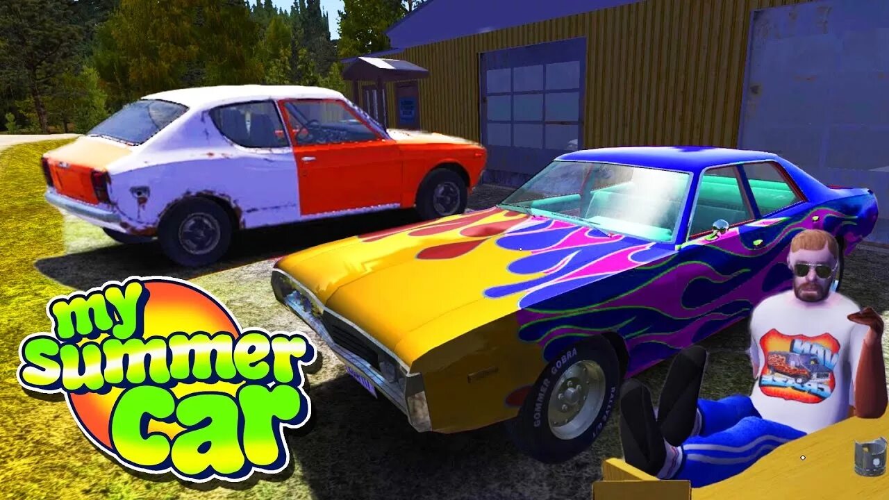 Видео игра my summer. My Summer car последняя версия. Машина из my Summer car. My Summer car машины для механика. My Summer car логотип.