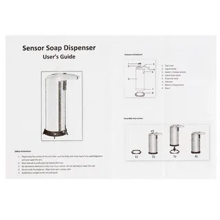 Automatic soap dispenser инструкция на русском
